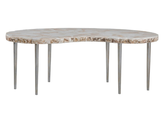 Artistica Home - Signature Designs Seamount Kidney Cocktail Table, Gray - 2306-949 veiw 1