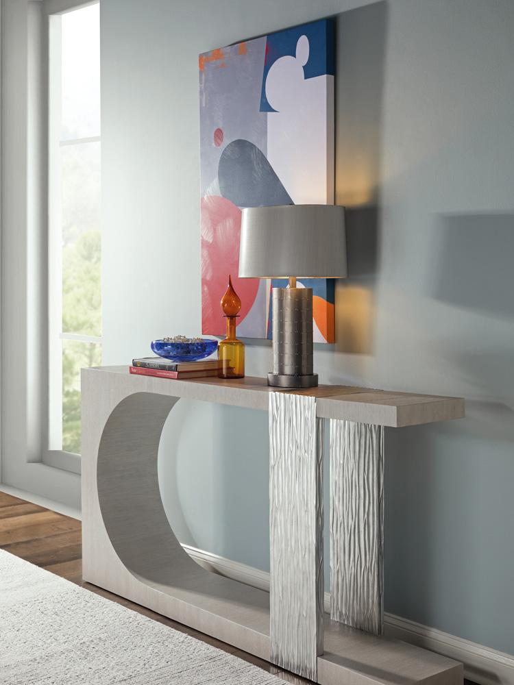 Artistica Home - Signature Designs Sereno Long Console, Misty White Gray - 2291-966 veiw 2