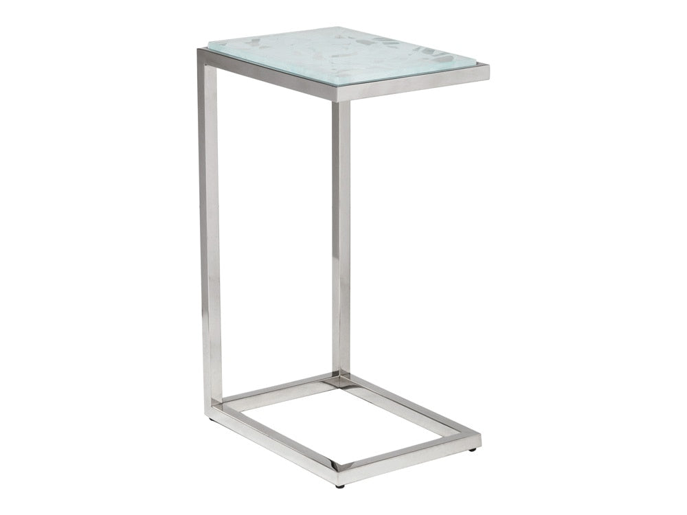 Artistica Home - Signature Designs Snowscape Spot Table, Stainless Steel - 2301-950 veiw 1