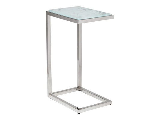 Artistica Home - Signature Designs Snowscape Spot Table, Stainless Steel - 2301-950 veiw 1