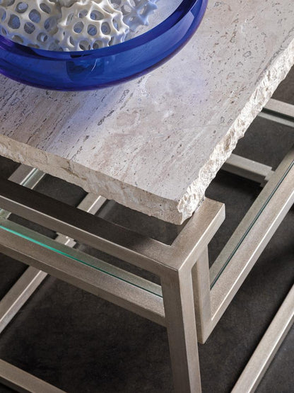 Artistica Home - Signature Designs Theo Rectangular End Table, Champagne - 2286-955 veiw 3
