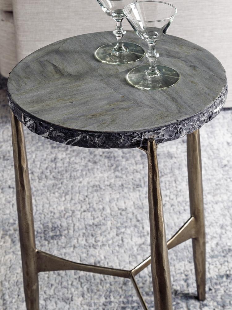 Artistica Home - Signature Designs Tybalt Spot Table, Silver Leaf - 2320-950 veiw 2
