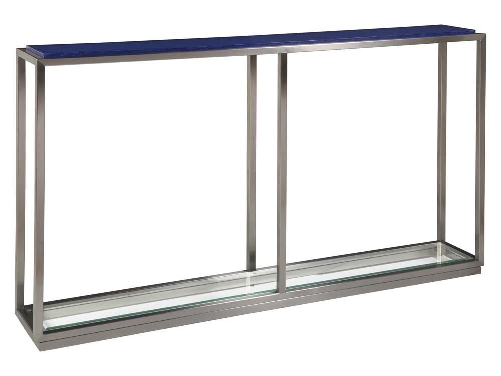 Artistica Home - Signature Designs Ultramarine Shallow Console, Stainless Steel - 2288-966 veiw 1