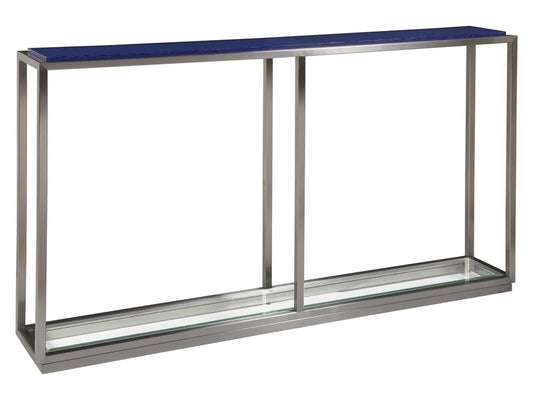Artistica Home - Signature Designs Ultramarine Shallow Console, Stainless Steel - 2288-966 veiw 1