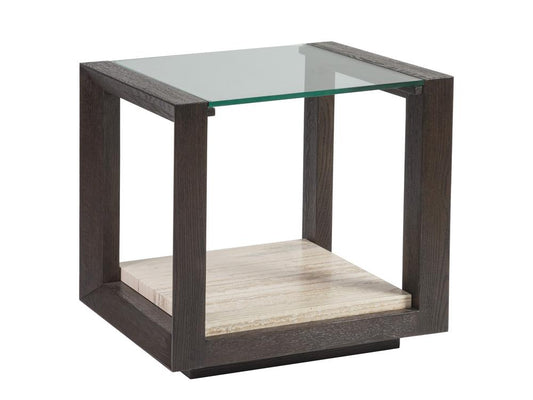Artistica Home - Signature Designs Venerato Rectangular End Table, Mocha - 2270-955 veiw 1