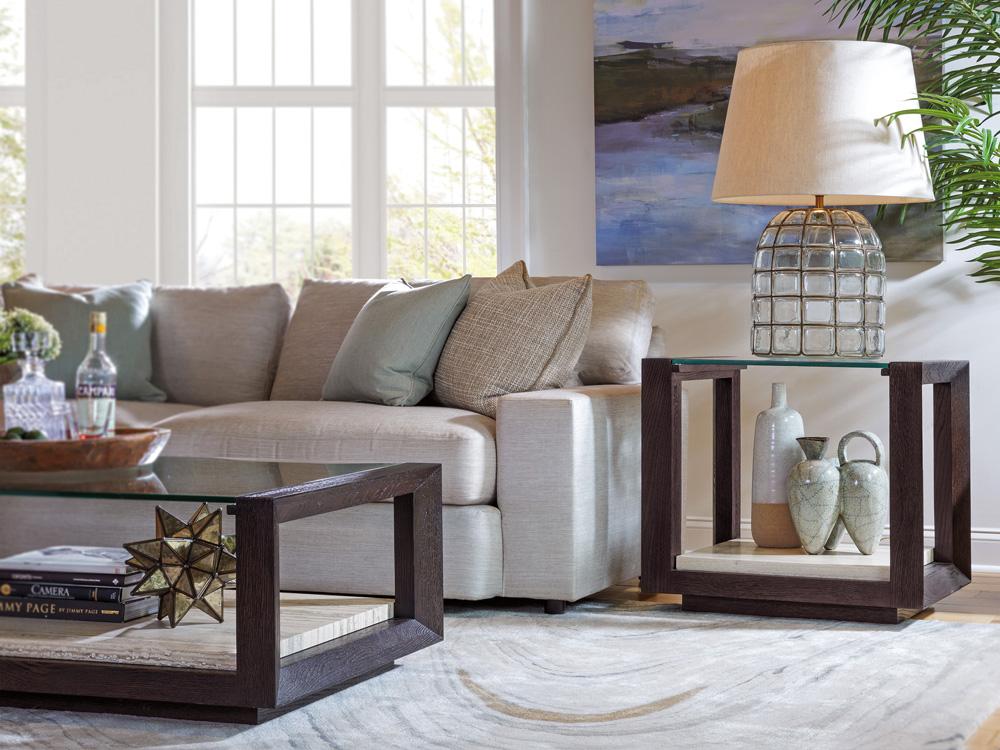 Artistica Home - Signature Designs Venerato Rectangular End Table, Mocha - 2270-955 veiw 2