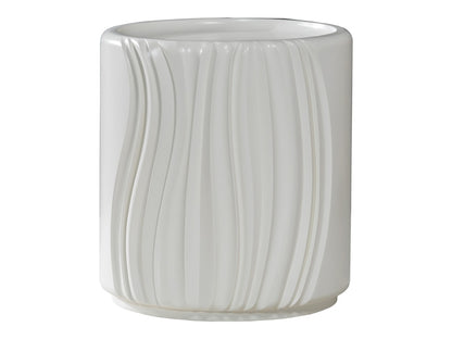 Artistica Home - Signature Designs Volante Round Drum End Table, Ivory - 2315-953 veiw 1