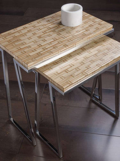 Artistica Home - Signature Designs Thatch Nesting Tables - 25W x 15D x 25H - 2126-958 veiw 2