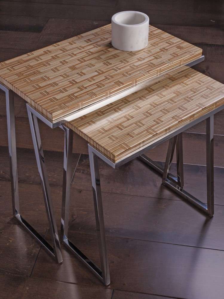 Artistica Home - Signature Designs Thatch Nesting Tables - 25W x 15D x 25H - 2126-958 veiw 3