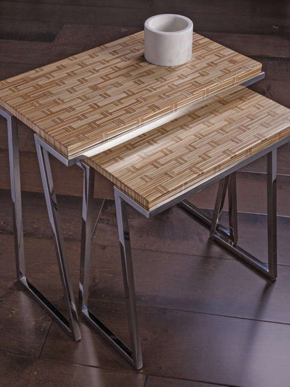Artistica Home - Signature Designs Thatch Nesting Tables - 25W x 15D x 25H - 2126-958 veiw 3