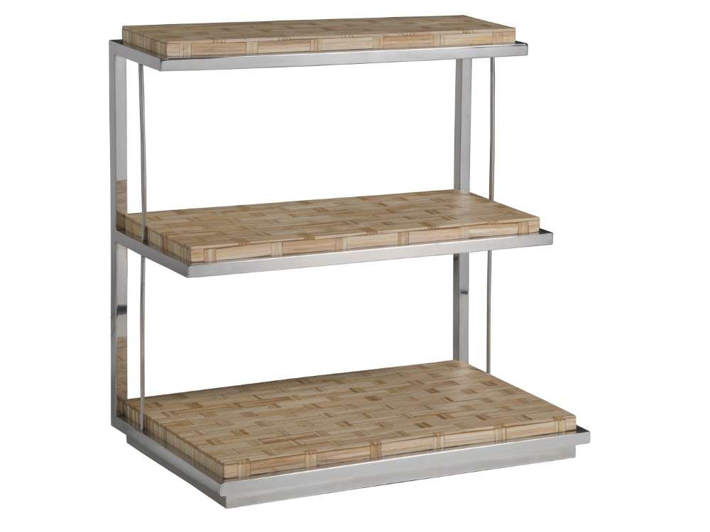 Artistica Home - Signature Designs Thatch Three Tier Spot Table - 24W x 14D x 25H - 2126-955 veiw 1