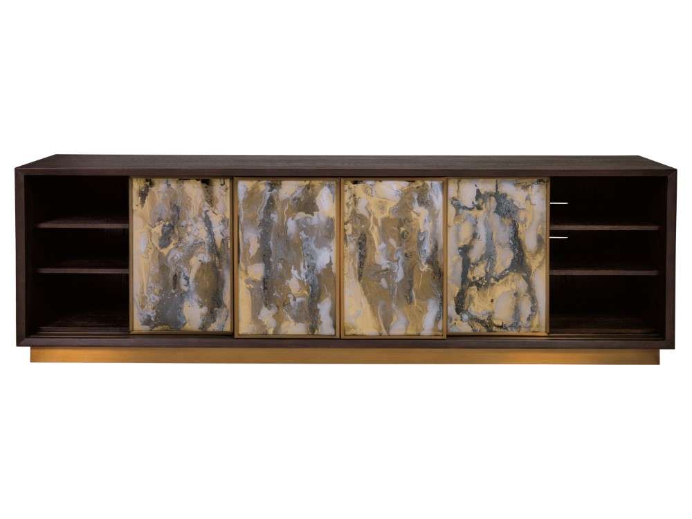 Artistica Home - Verbatim Long Media Console - 100.5W x 18D x 32H - 2170-910 veiw 3