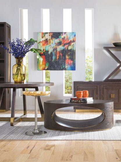 Artistica Home - Verbatim Oval Cocktail Table - 48W x 30D x 18H - 2170-949 veiw 2