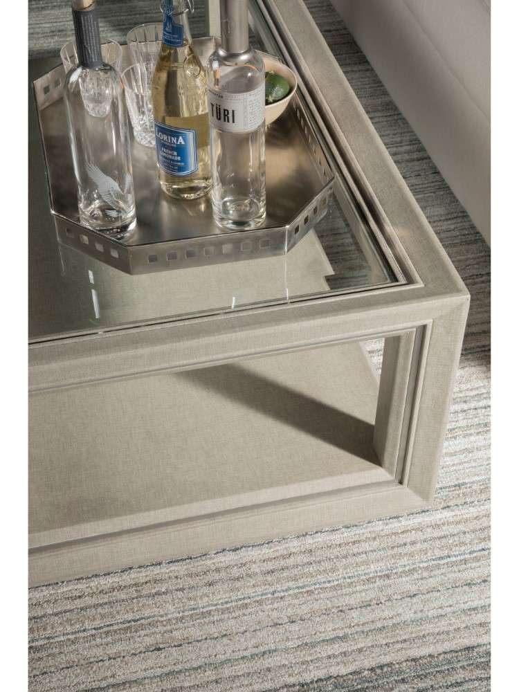 Artistica Home - Signature Designs Zeitgeist Linen Cocktail Table - 54W x 30D x 18H - 2141-945 veiw 3