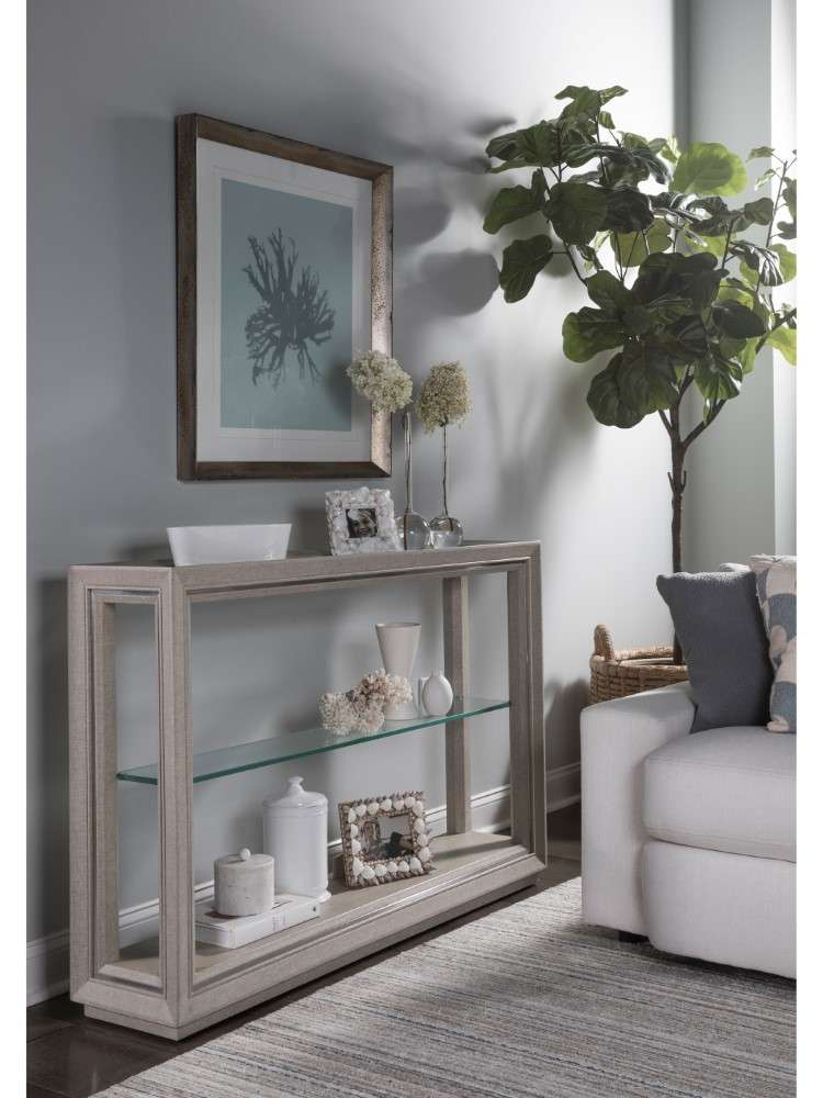 Artistica Home - Signature Designs Zeitgeist Linen Console - 54W x 12D x 36H - 2141-966 veiw 2