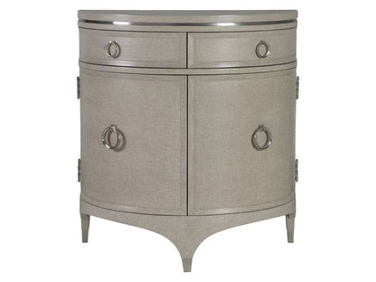 Artistica Home - Signature Designs Zeitgeist Linen Demilune Chest - 33W x 17D x 36.5H - 2141-972 veiw 1