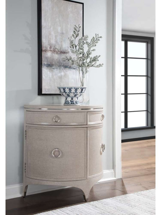 Artistica Home - Signature Designs Zeitgeist Linen Demilune Chest - 33W x 17D x 36.5H - 2141-972 veiw 2