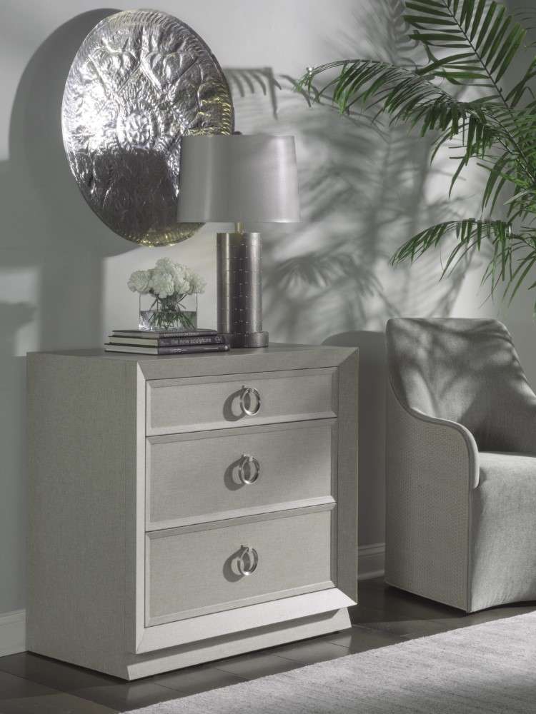 Artistica Home - Signature Designs Zeitgeist Linen Hall Chest - 36W x 20D x 35H - 2141-973 veiw 2