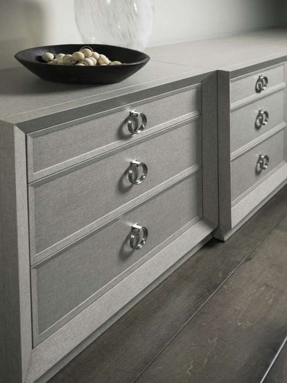 Artistica Home - Signature Designs Zeitgeist Linen Hall Chest - 36W x 20D x 35H - 2141-973 veiw 3