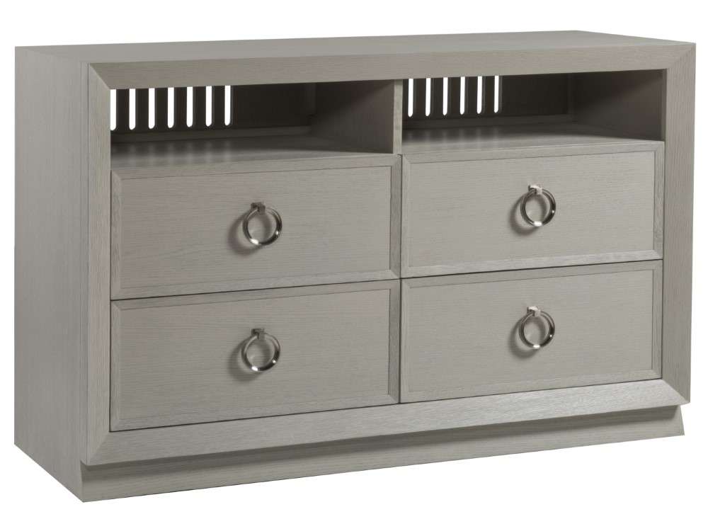 Artistica Home - Signature Designs Zeitgeist White Media Console - 54W x 22D x 35H - 2140-907 veiw 1