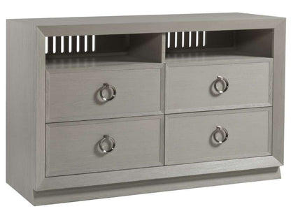 Artistica Home - Signature Designs Zeitgeist White Media Console - 54W x 22D x 35H - 2140-907 veiw 1