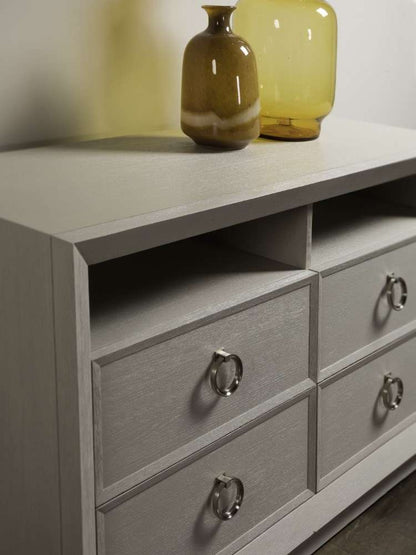 Artistica Home - Signature Designs Zeitgeist White Media Console - 54W x 22D x 35H - 2140-907 veiw 2