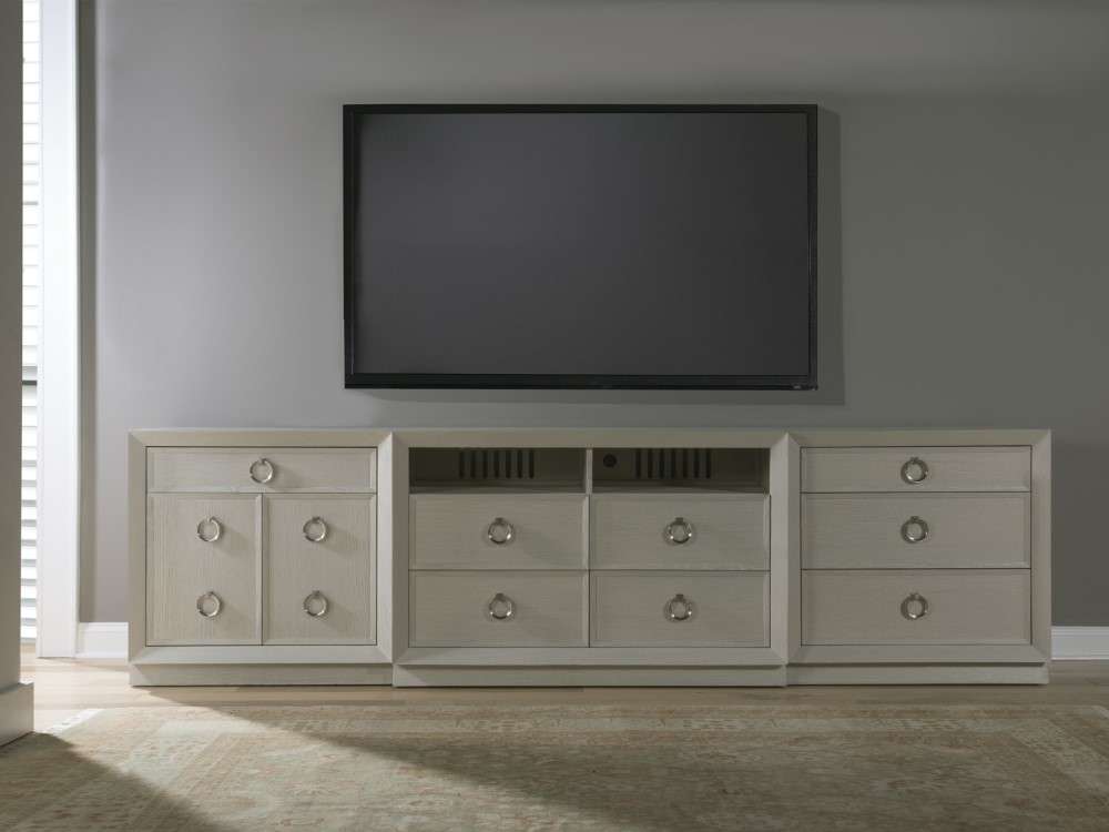 Artistica Home - Signature Designs Zeitgeist White Media Console - 54W x 22D x 35H - 2140-907 veiw 3