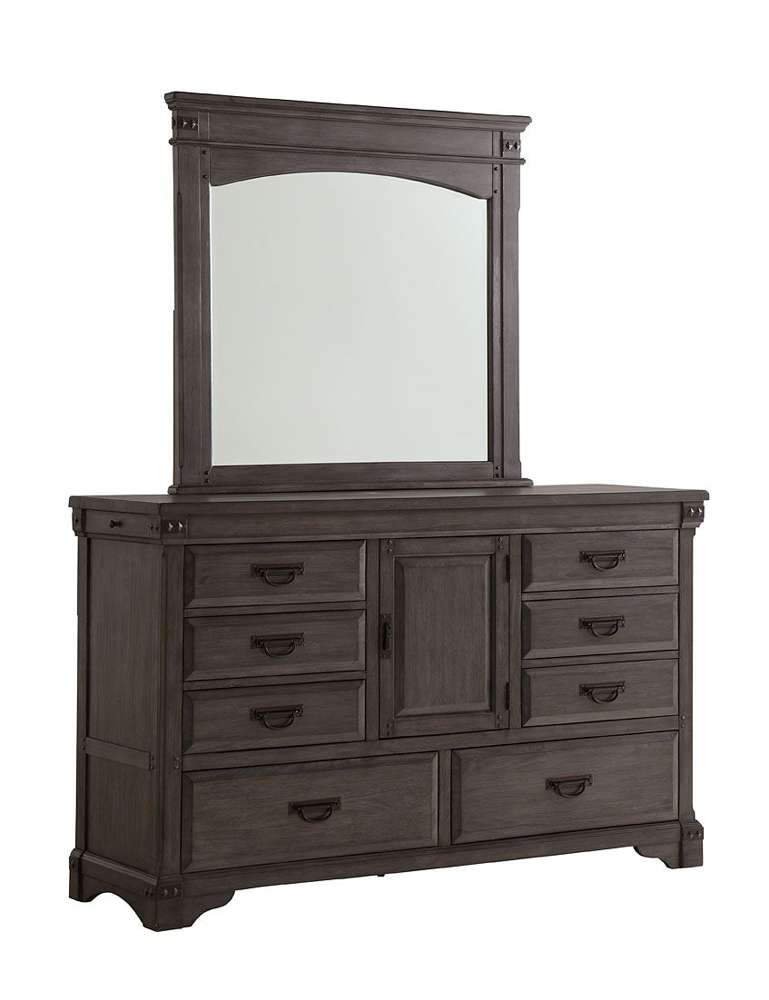 Avalon Furniture - Aspen Village Dresser and Mirror - B09862-D-C_M veiw 1