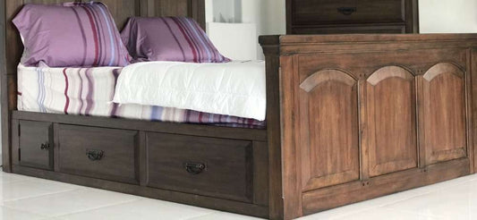 Avalon Furniture - Aspen Village Queen Bed veiw 2