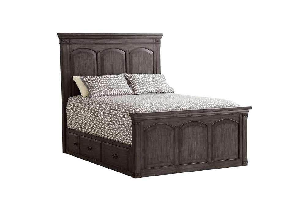 Avalon Furniture - Aspen Village Queen Storage Bed veiw 1