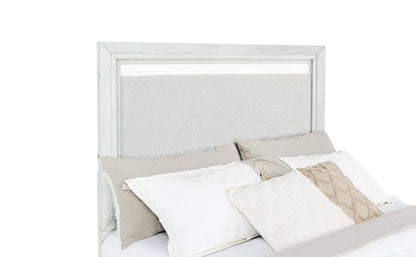 Avalon Furniture - B00967 White Queen Storage Bed - B00967 5/0 STG-BENCH