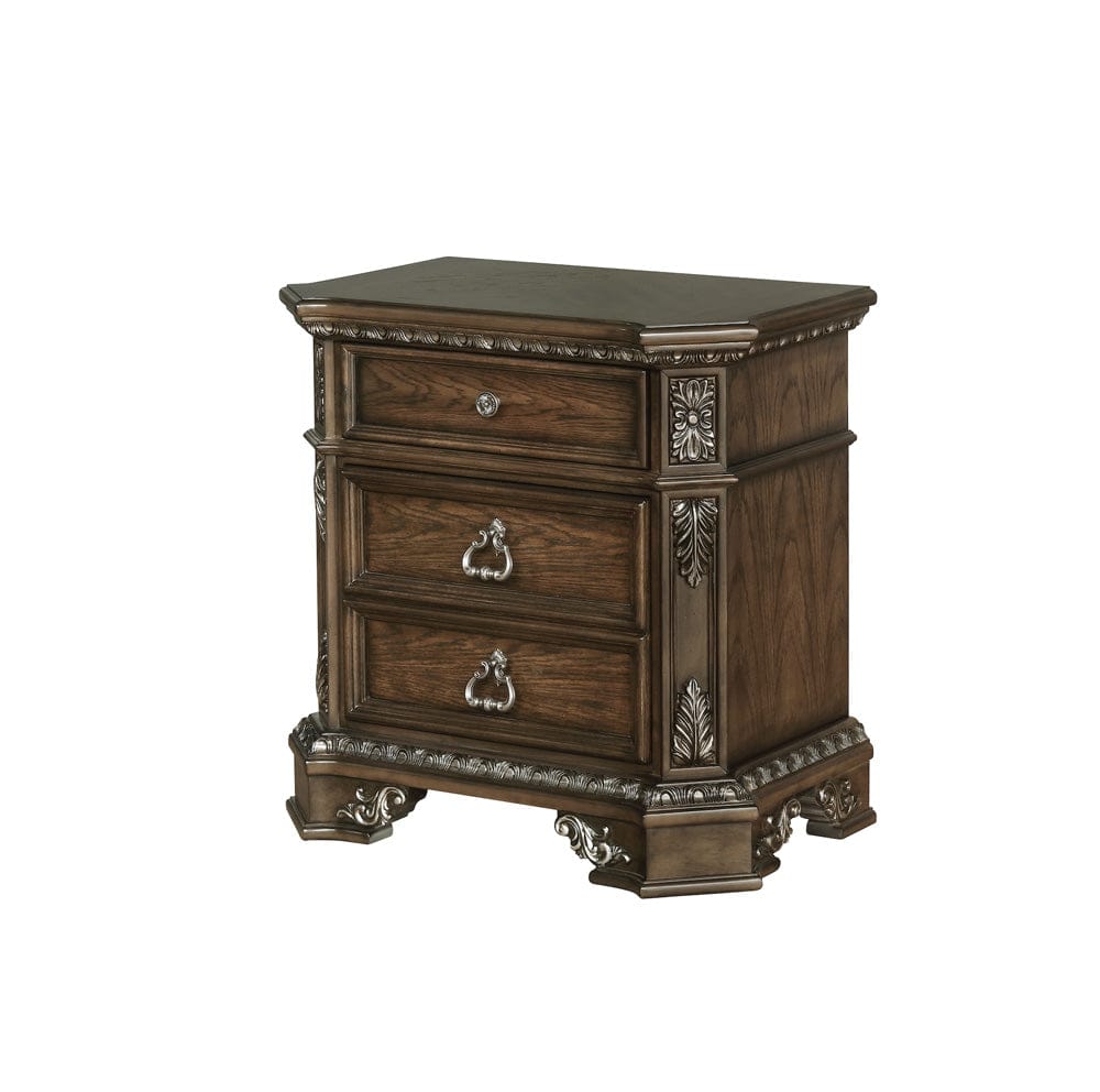 Avalon Furniture - B01920  Medium Oak Nightstand - B01920 N-C view 1