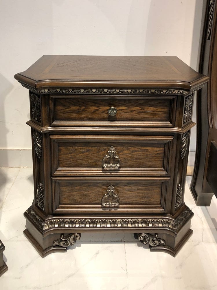 Avalon Furniture - B01920  Medium Oak Nightstand - B01920 N-C view 3