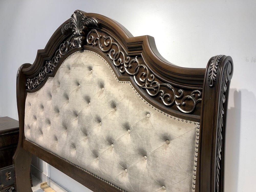 Avalon Furniture - B01920  Medium Oak Queen Bed - B01920 5/0 view 2