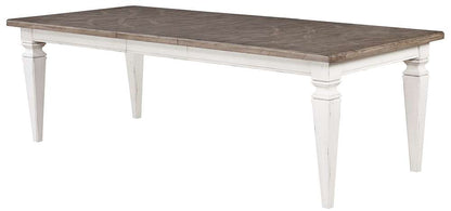 Avalon Furniture - Leg Table Complete 76X96 - D00323 DT veiw 1