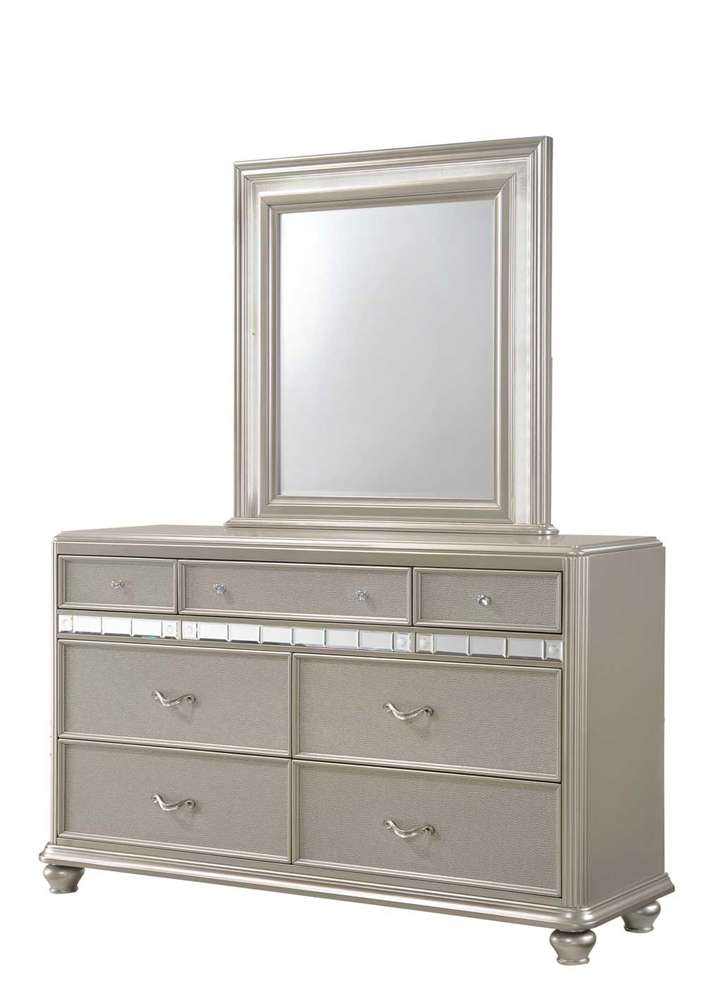 Avalon Furniture - Kaleidoscope Dresser and Mirror - B0846J-D-C_M veiw 1