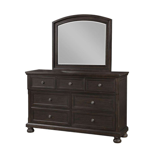 Avalon Furniture - Lauren Dresser with Hidden Drawer and Mirror - B02255-D-C_B02255-M veiw 1