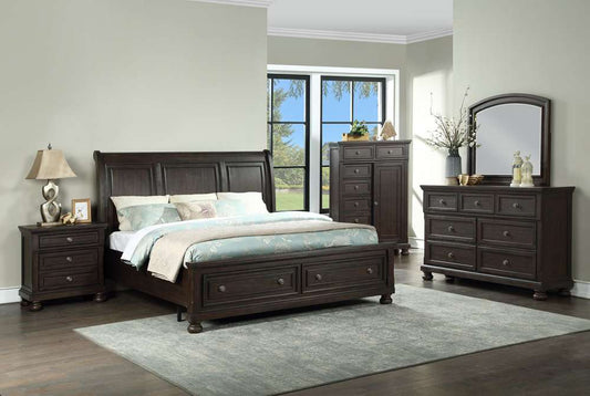 Avalon Furniture - Lauren Dresser with Hidden Drawer and Mirror - B02255-D-C_B02255-M veiw 2