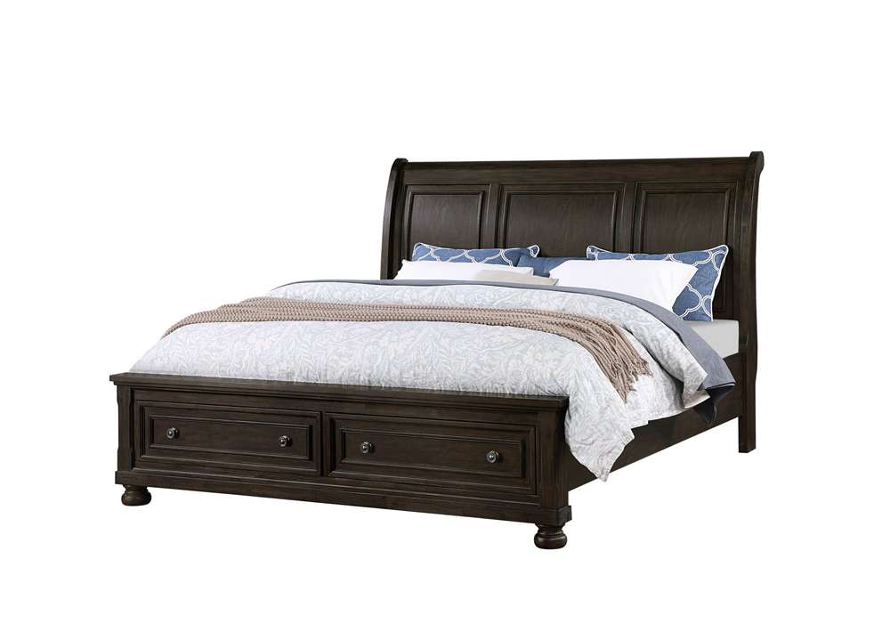 Avalon Furniture - Lauren King Storage Bed (2 Drawers) veiw 1