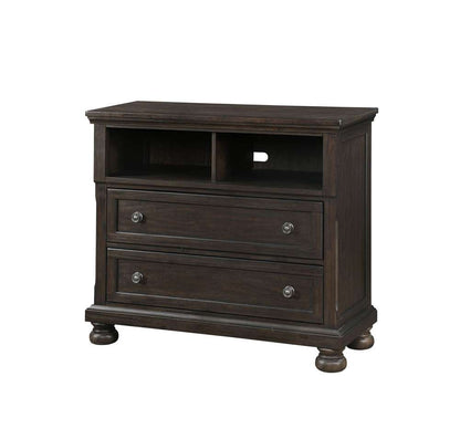 Avalon Furniture - Lauren Media Chest - B02255 E veiw 1