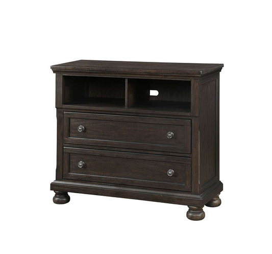 Avalon Furniture - Lauren Media Chest - B02255 E veiw 1