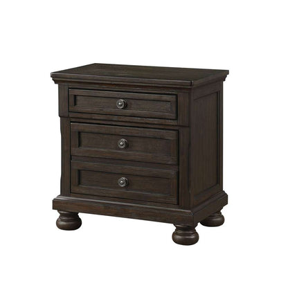 Avalon Furniture - Lauren Nightstand with Usb and Hidden Drawer - B02255 N-C veiw 1