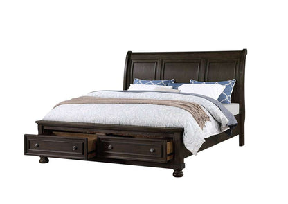 Avalon Furniture - Lauren Queen Storage Bed (2 Drawers) veiw 2