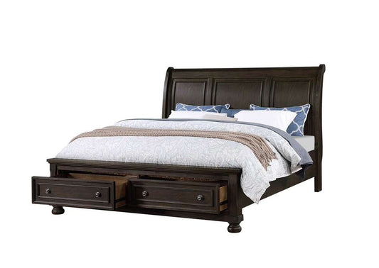 Avalon Furniture - Lauren Queen Storage Bed (2 Drawers) veiw 2
