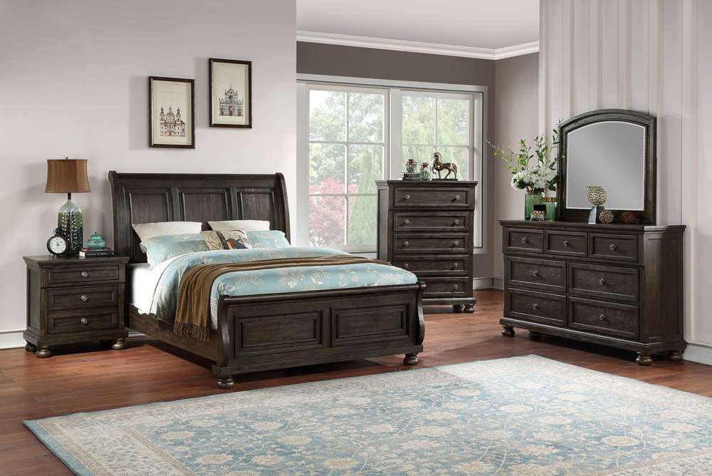 Avalon Furniture - Lauren Queen Storage Bed (2 Drawers) veiw 3