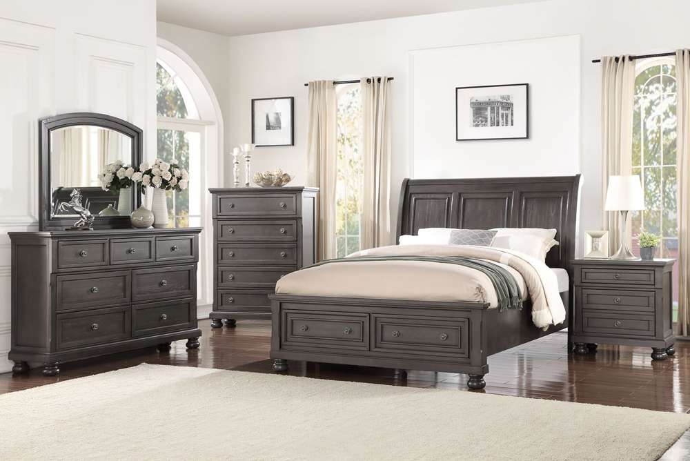 Avalon Furniture - Soriah 2 Drawers Nightstand with Hidden Drawer and Usb Charger - B1061X N-C veiw 4