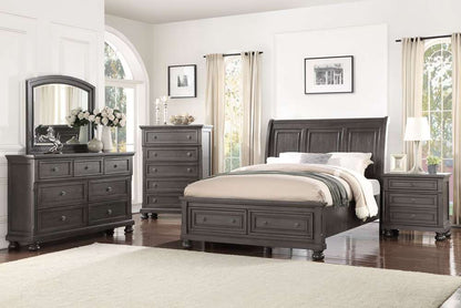 Avalon Furniture - Soriah 2 Drawers Nightstand with Hidden Drawer and Usb Charger - B1061X N-C veiw 4