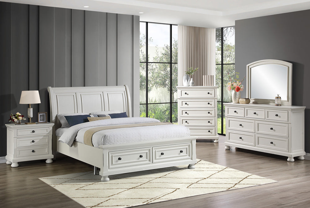 Avalon Furniture - Stella King Storage Bed (2 Drawers)