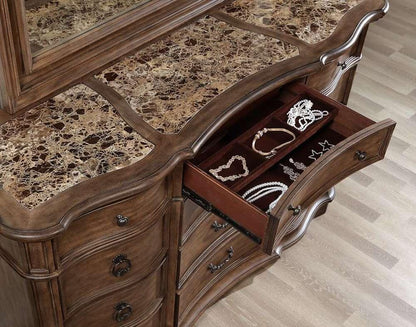 Avalon Furniture - Tulsa Dresser - B1495J D veiw 2