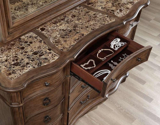 Avalon Furniture - Tulsa Dresser - B1495J D veiw 2